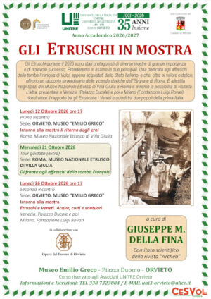 GLI ETRUSCHI IN MOSTRA