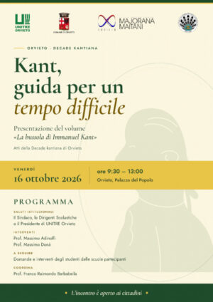 KANT GUIDA PER TEMPO DIFFICILE